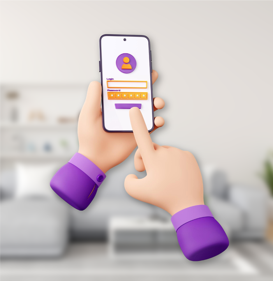 Customer Register page Image