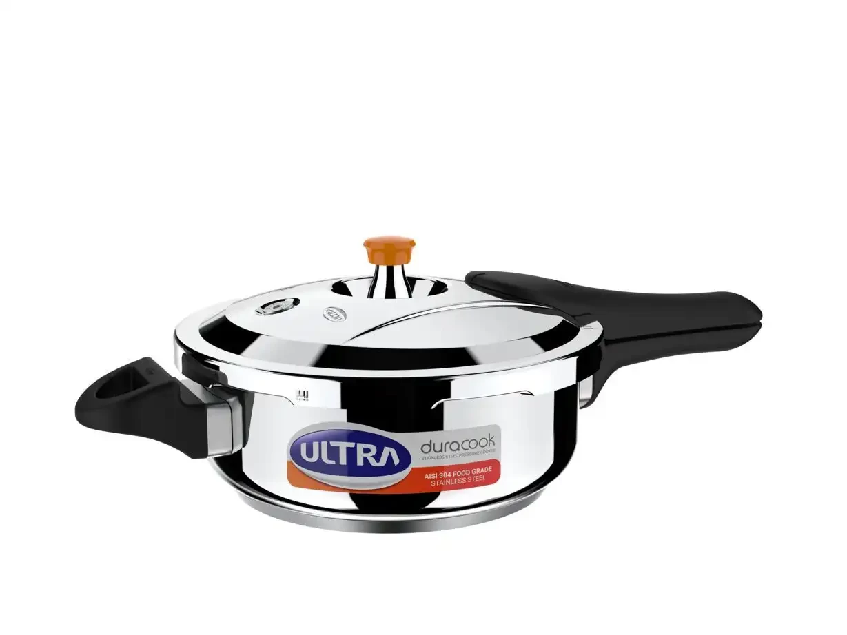Ultra Stainless Steel Dura Cook SS Pressure Cooker 3.5 Ltrs