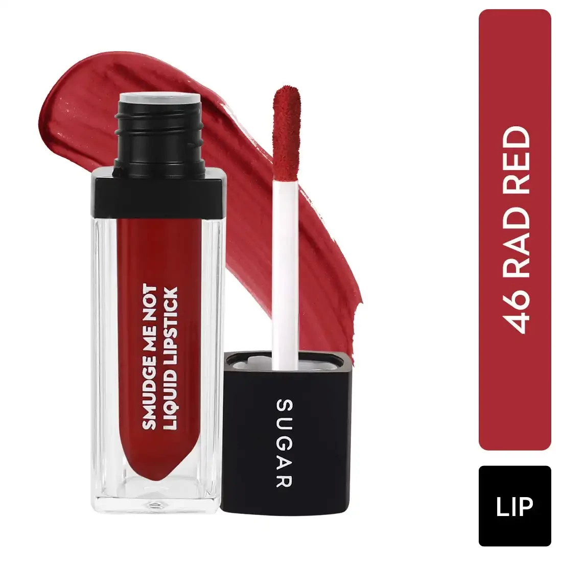 Sugar Smudge Me Not Lipstick - 46 Rad Red (Orange Toned Red), 4.5 ml