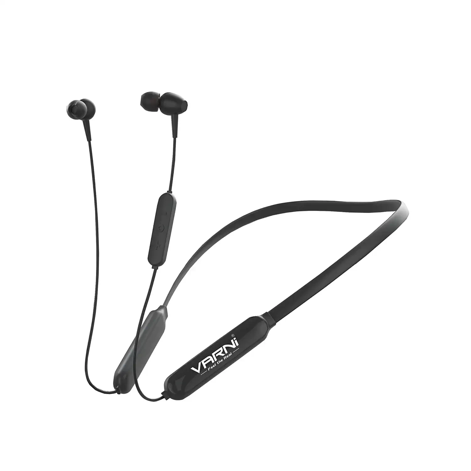 Varni B04 Sports Bluetooth Neckband Bluetooth Headset (Black, Wireless in The Ear)