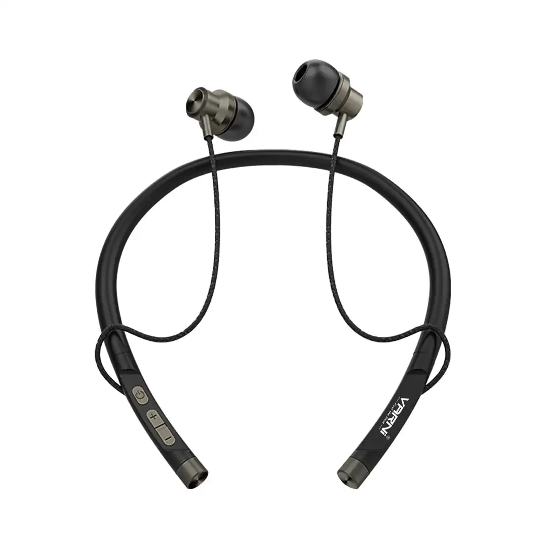 Varni B1050 Wireless Bluetooth Supporting Earphone with Neckband Supports Magnetic Switch Control, Hands-Free Calls, Voice Assistant, Sweatpoof & Upto30hrs* Playback Time