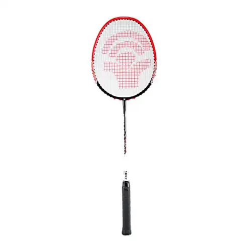Vicky Soyuz Badminton Racket, Red-Black