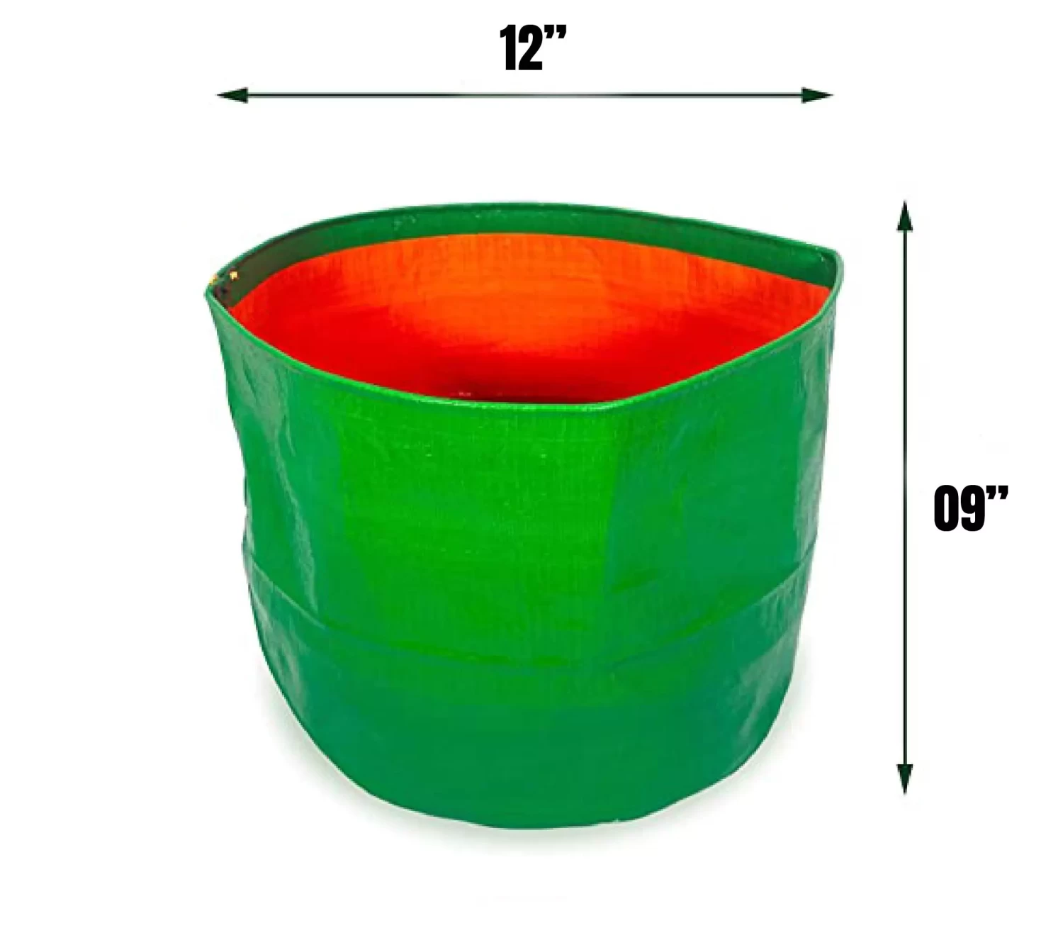 Extended Stores Grow Bags 12 x 9 Inch 220 GSM for Vegetable, Herb, and Flower Plants, Best for Home and Terrace Gardening Pack of 2