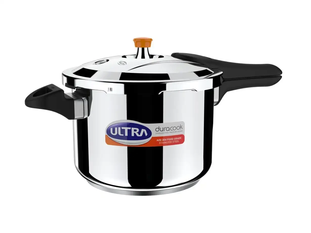 Ultra Stainless Steel Dura Cook SS Pressure Cooker 6.5 Ltrs
