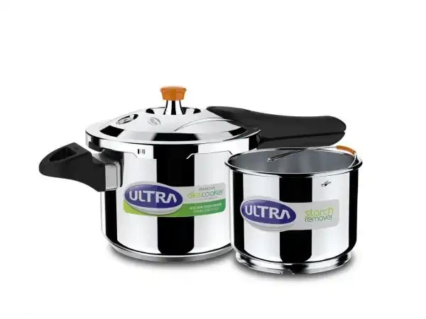 Ultra Stainless Steel Dura Cook SS Diet Pressure Cooker 3 Ltrs