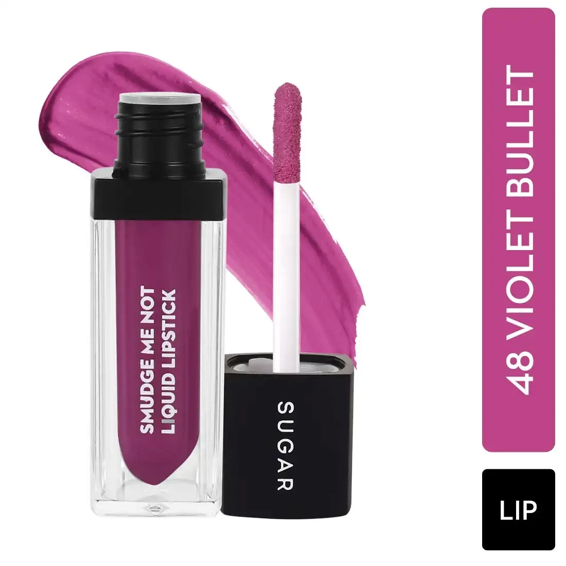 Sugar Liquid Lipstick - 48 Violet Bullet (Violet Red), 4.5 ml