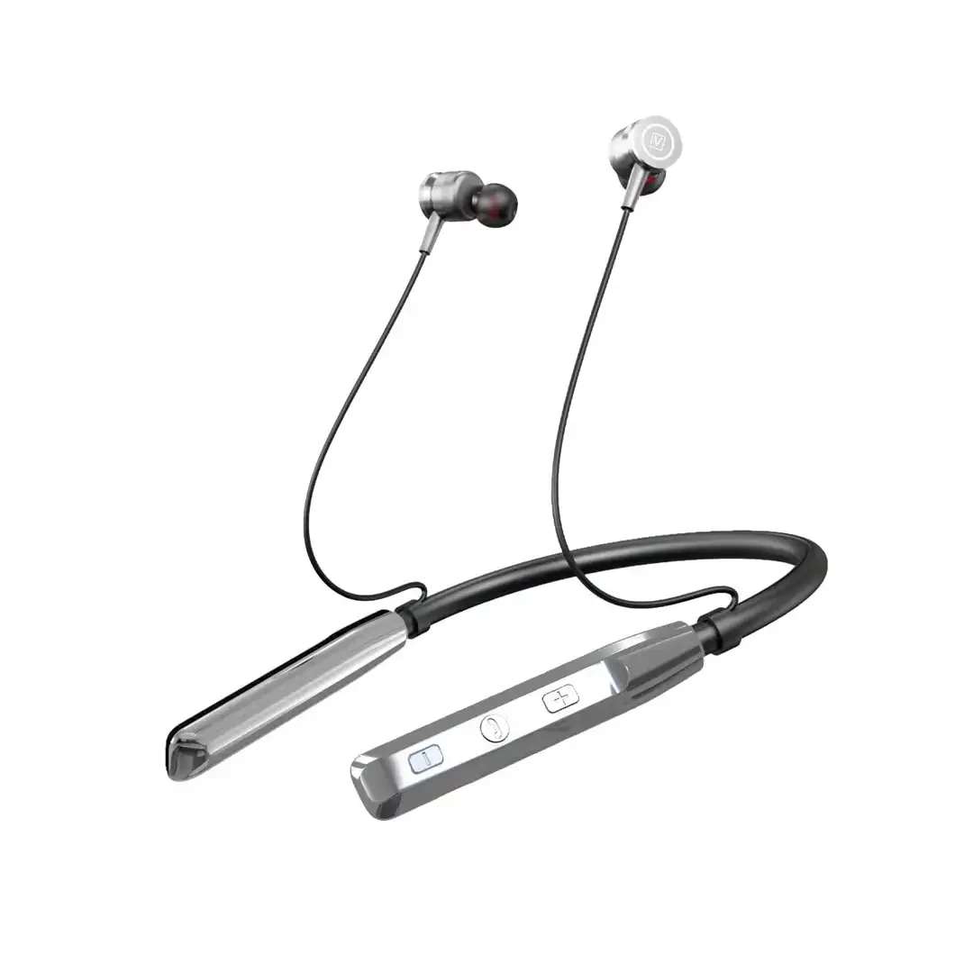 Varni B520 Bluetooth 5.0 Wireless Headphones with Power Bass,Sweat/Waterproof Neckband, Magnetic Earbuds, Voice Assistant, Passive Noise Cancelation & Mic