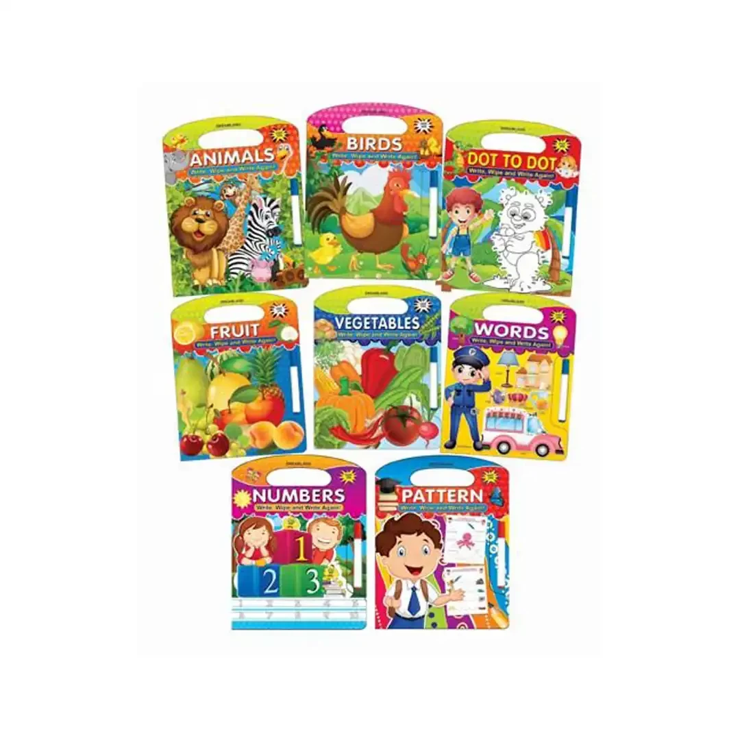 Write & Wipe Books- (8 Titles)