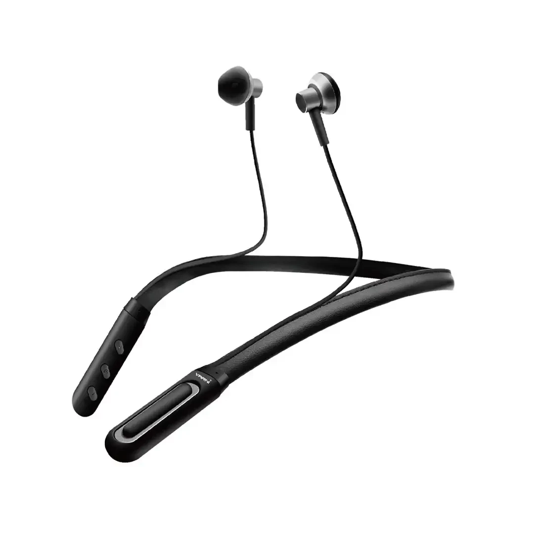Varni B950 25 Hours Playtime Leather Sports Earphone with Super Bass,Long Battery Life and Magnetic Suction Headset