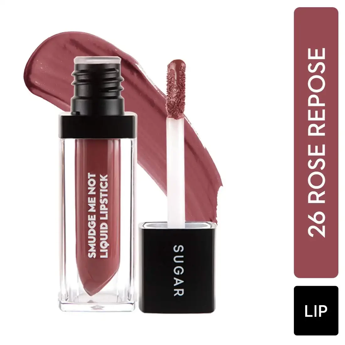 Sugar Liquid Lipstick - 26 Rose Repose (Peach Pink), 4.5 ml