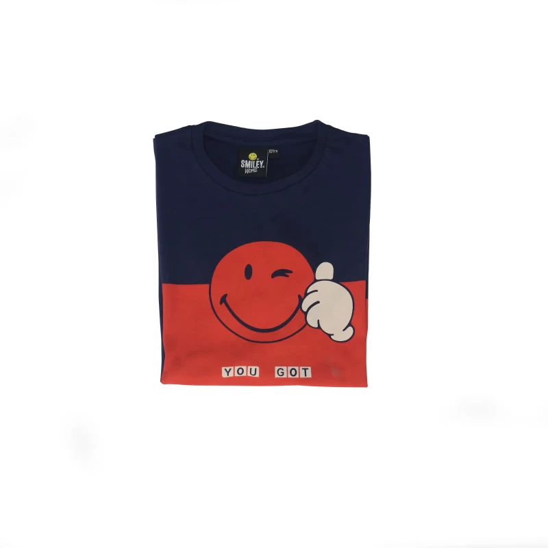 Men's Striped Round Neck Half Sleeve Cotton T Shirt