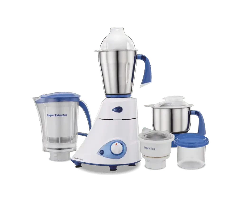 Preethi Blue Leaf Platinum Mixer Grinder 750 Watt Motor with 5 Yr Warranty