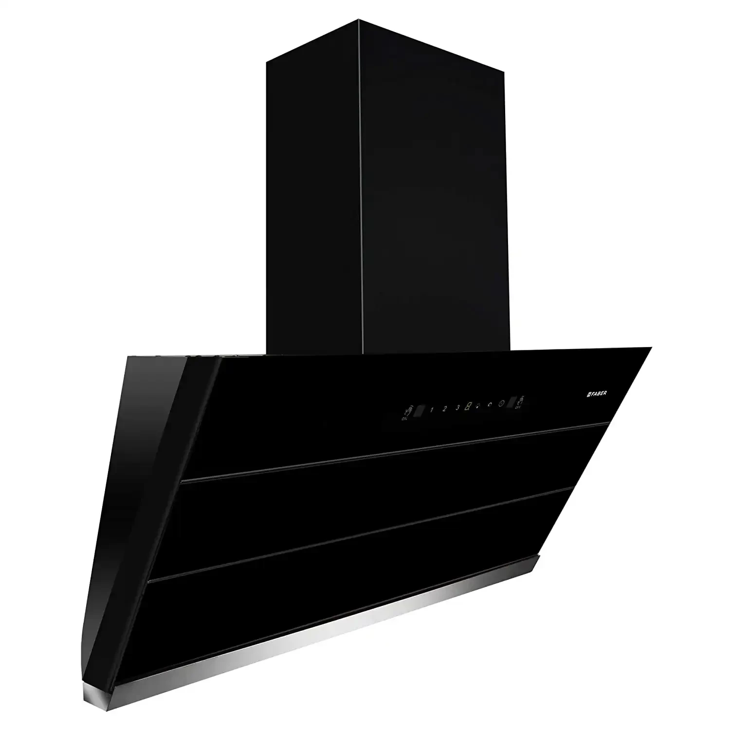 Faber Hood Zenith FL SC AC BK 90, Filterless Technology, Touch Control, Black