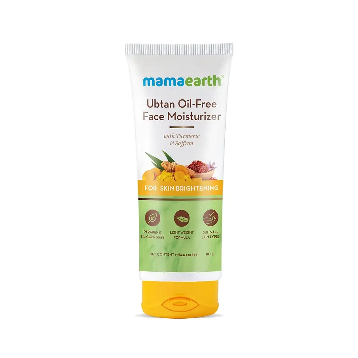 Mamaearth Ubtan Oil Free Face Moisturizer, 80ml
