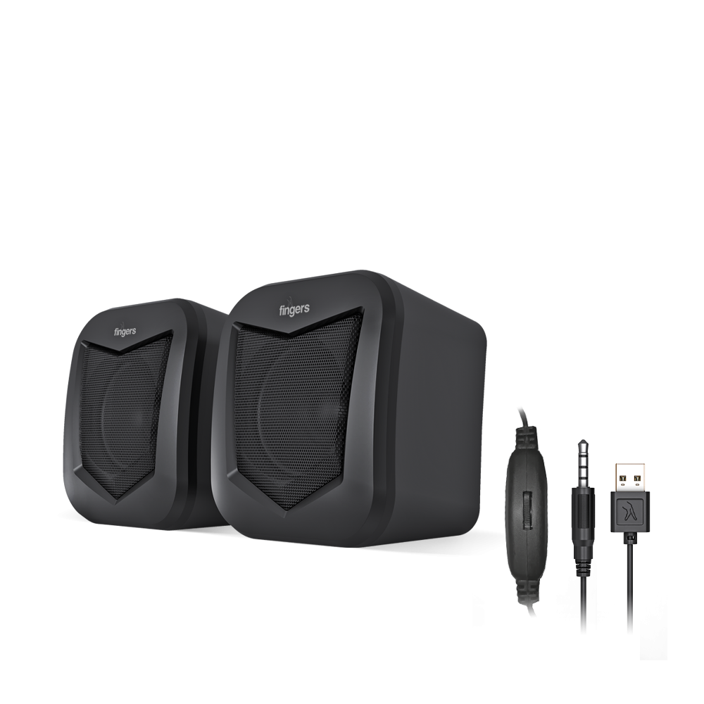 FINGERS DeskSound 2.0 6 W Laptop/Desktop Speaker