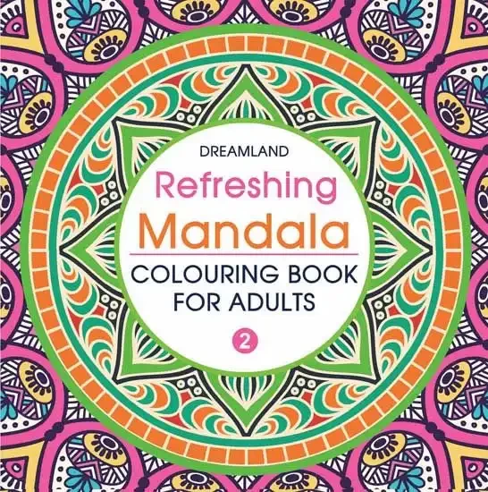 Refreshing Mandala- Colouring Book for Adults Book 2