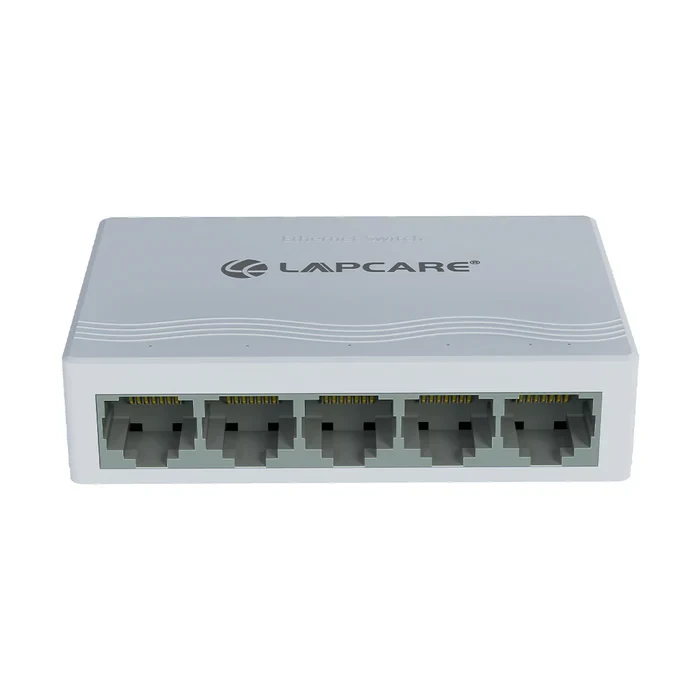 Laplink 5 port Desktop Ethernet Switch - White(LSW-156) | Lapcare