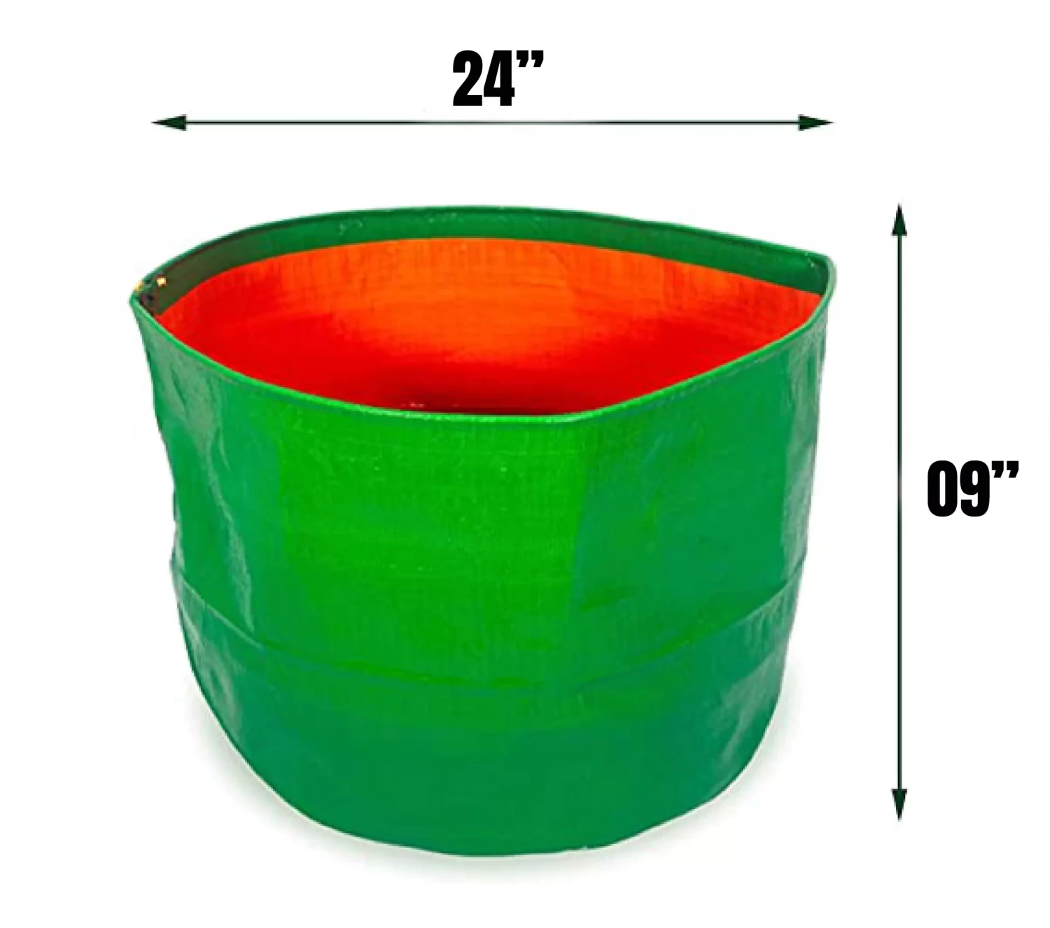 Terrace Gardening Grow Bags (220 GSM) 24x9 Inch Pack of 2 for Flower and Small Plant Growing from Extended Stores