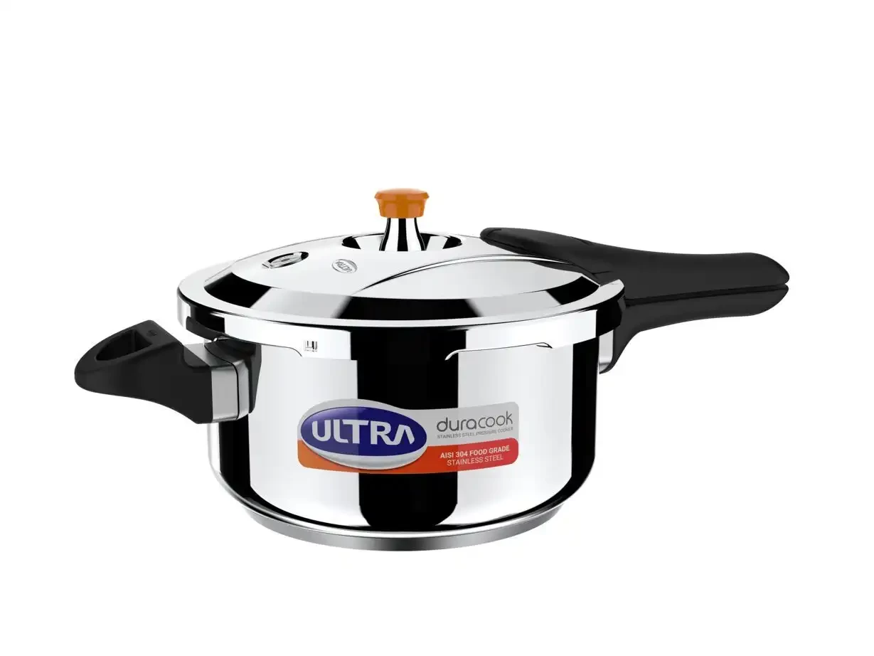 Ultra Stainless Steel Dura Cook SS Pressure Cooker 4.5 Ltrs