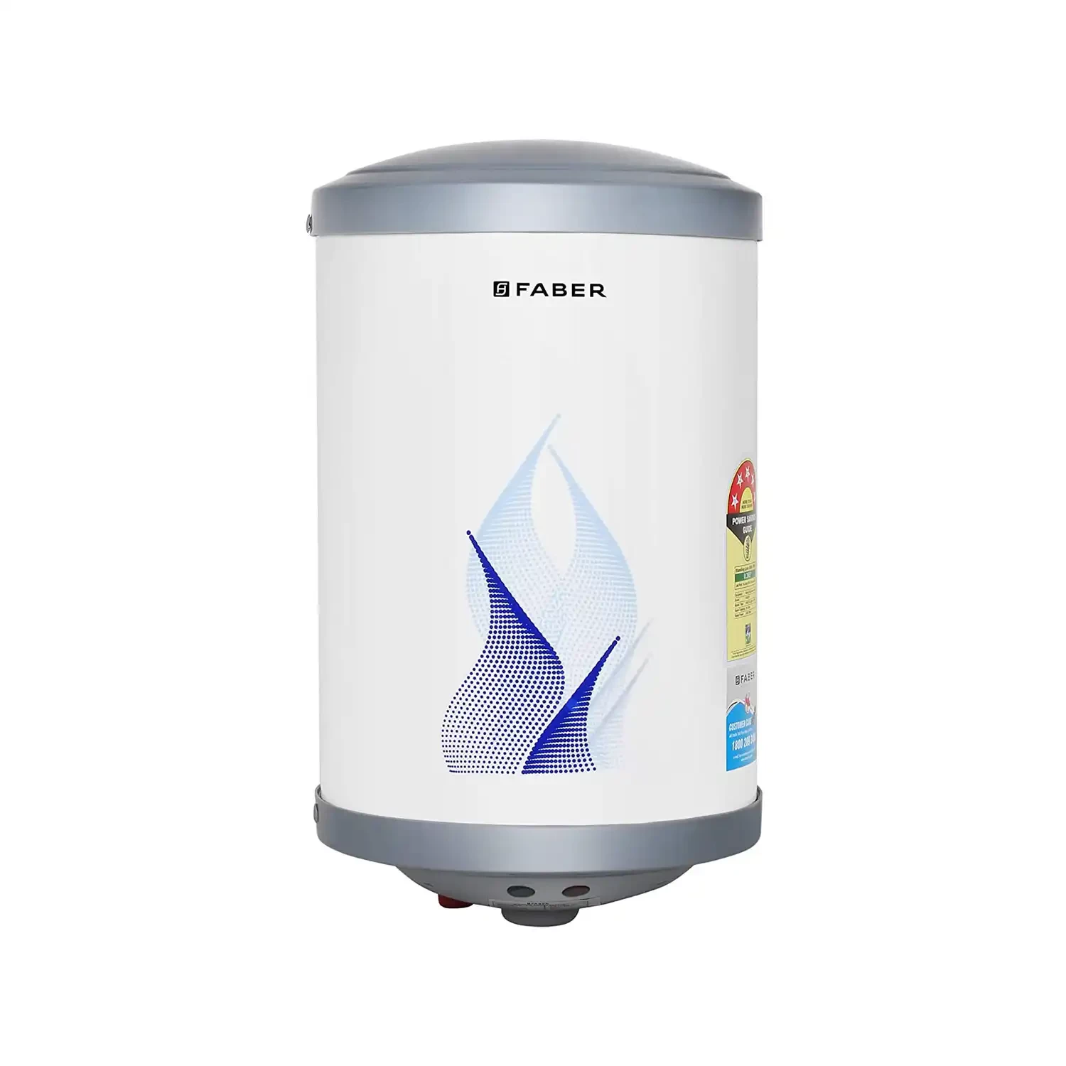 Faber 25 litres Storage Water Heater (FWG Vulcan 15V), 5 Star, 7 yrs Warranty on Tank, Free Installation with Inlet & Outlet Pipe, White