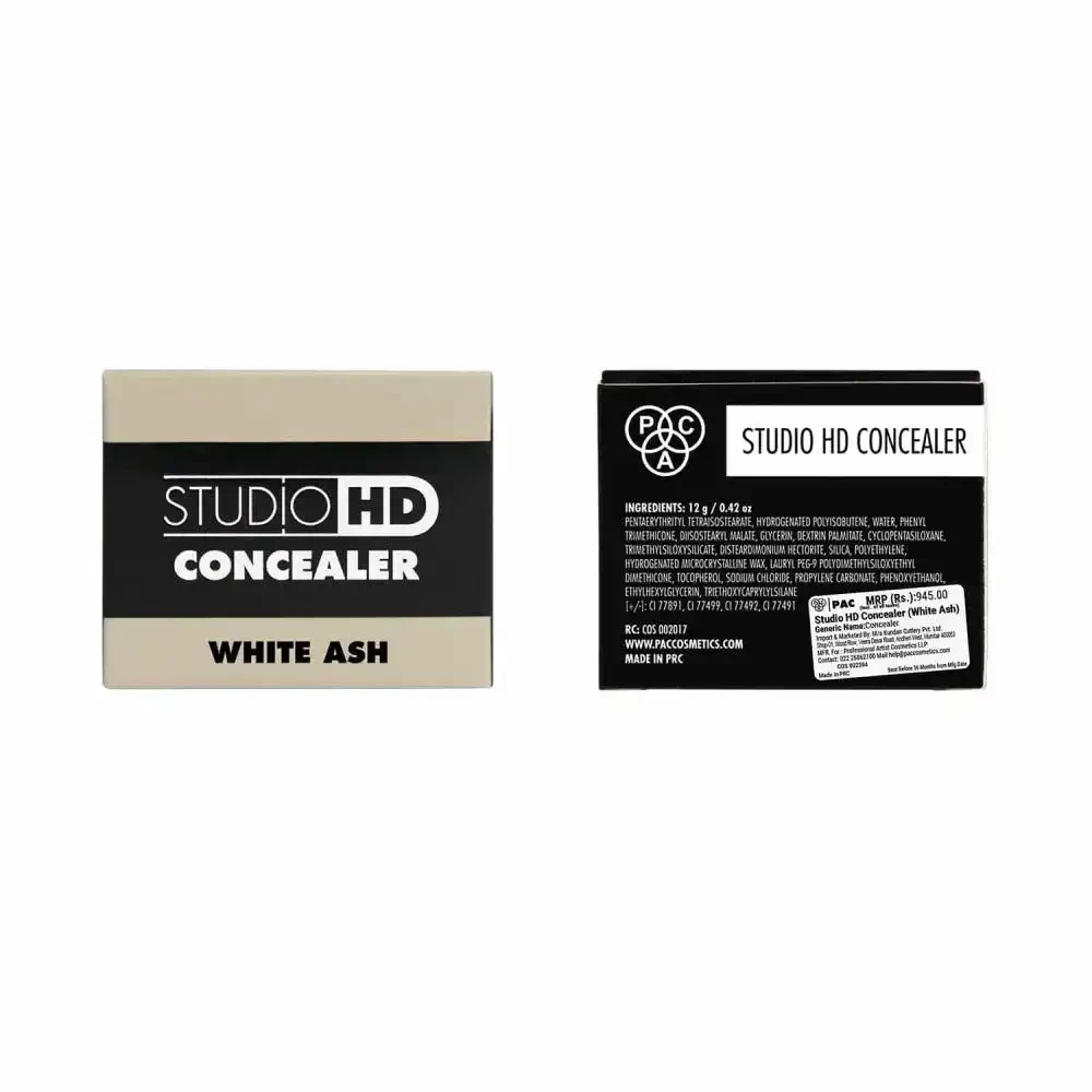 PAC Studio HD Concealer White Ash