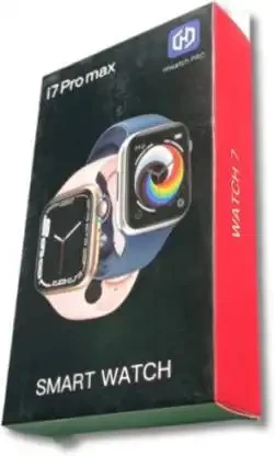 i7 Pro Max Smart Watch calling and fitness watchphone full touch 1.65 inch display Smartwatch  (Black Strap, free size)
