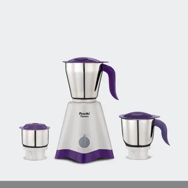 Preethi Crown 500W Mixer Grinder - 1 Year Warranty