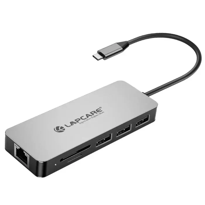 Lapcare | Lap-C 8 in 1 extended Travel Docking Station