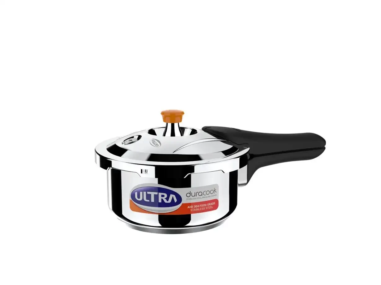 Ultra Stainless Steel Dura Cook SS Pressure Cooker 2 Ltrs