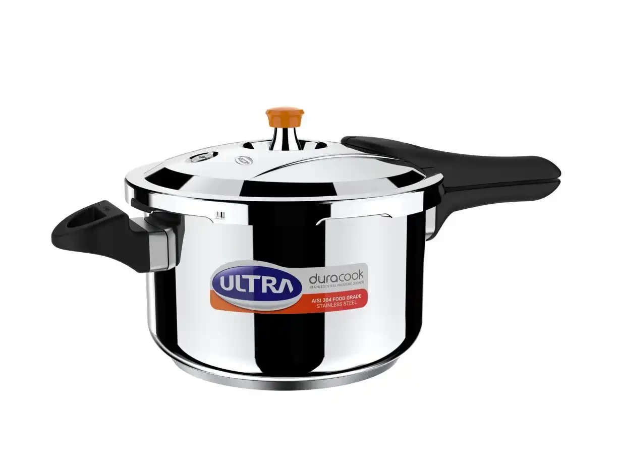 Ultra Stainless Steel Dura Cook SS Pressure Cooker 5.5 Ltrs